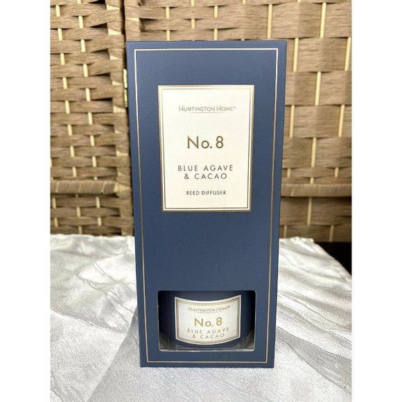 Huntington Home Aldi No 8 Blue Agave and Cacao Luxury Reed Diffuser - Picture 1 of 2
